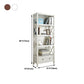 Rectangle Standard Solid Wood Bookcase Nordic Closed Back Bookshelf