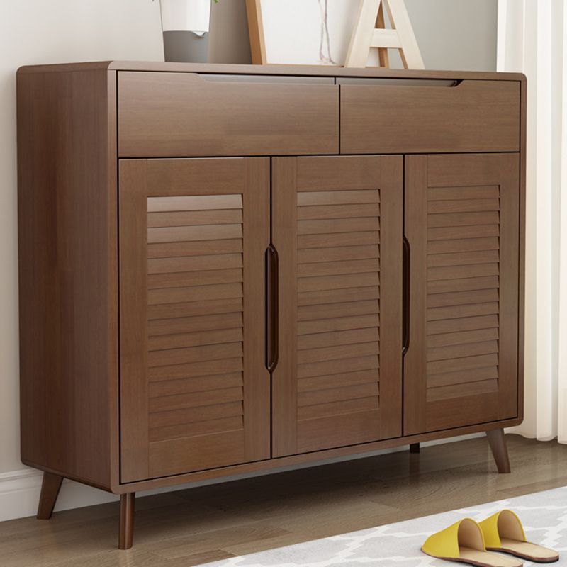 Contemporary Accent Cabinet 39.37" Tall Drawer and Door Cabinet Clearhalo 'Cabinets & Chests' 'cabinets_chests' 'furn' 'furn_cabinets_chests' 'Furniture' 'Living Room Furniture' 1200x1200_15b9eb62-7feb-4819-bb31-62c37d44901b