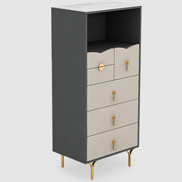 Server a buffet in pietra in stile moderno 51,9 "H buffet server per sala da pranzo