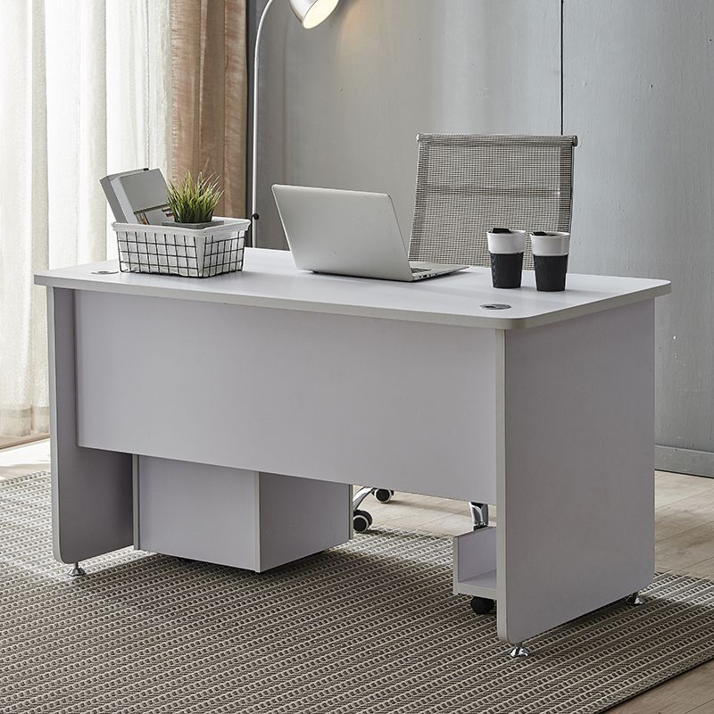 29.25 Inch H Contemporary Office Desk Manufactured Wood Computer Desk Clearhalo 'furn' 'furn_office_desk' 'Furniture' 'Office Desks' 'Office Furniture' 'office_desk' 1200x1200_15bbd399-3d99-4654-8636-6781efecf5b4