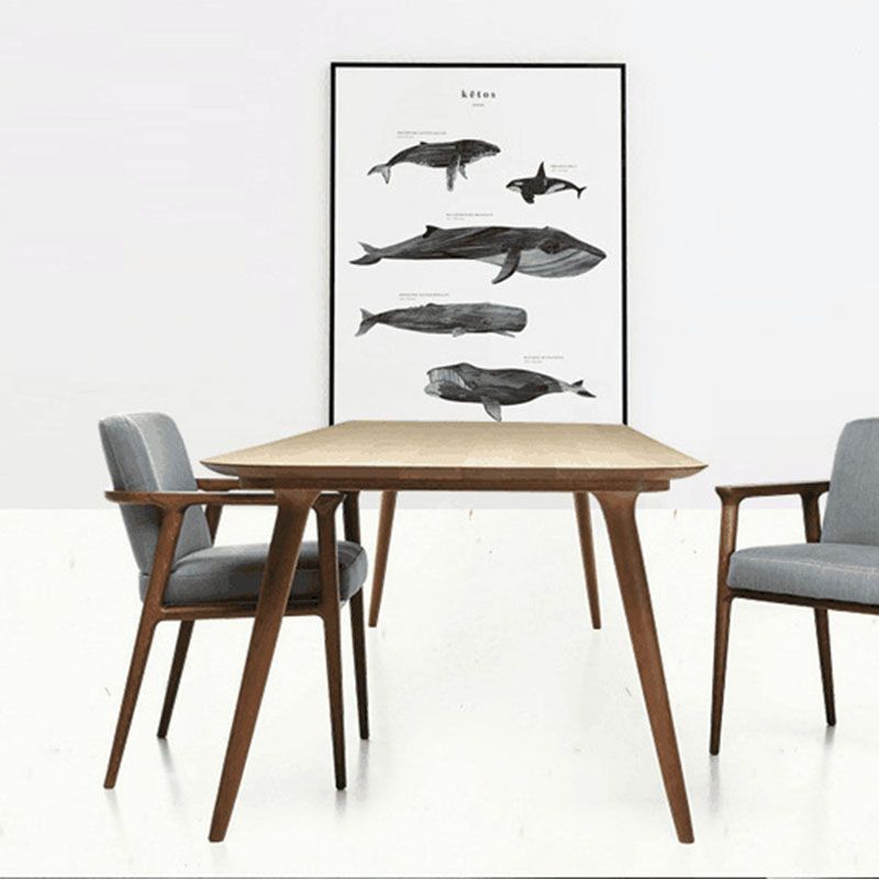 ダイニングルーム用のモダンな苦しめられた木製オフィスデスクの錆びたぎテーブル