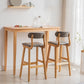 Modern Rectangle Bar Table Solid Wood Counter Height Bar Dining Table with 4 Legs Clearhalo 'Bar Furniture' 'Bar Tables' 'bar_tables' 'furn' 'furn_bar_tables' 'Furniture' 'Kitchen & Dining Furniture' 1200x1200_15bdcc9b-4e8d-4000-8c2a-edb2de6d972c