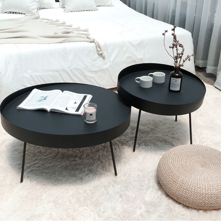 Geometric Metal Coffee Table Modern 4 Legs 15.7''/23.6''/31.5'' Cocktail Table Clearhalo 'Coffee & Accent Tables' 'Coffee Tables' 'coffee_tables' 'furn' 'furn_coffee_tables' 'Furniture' 'furniture_coffee_tables' 'Living Room Furniture' 1200x1200_15bdfe2c-20d5-434a-b463-b9ed6fcef8fc