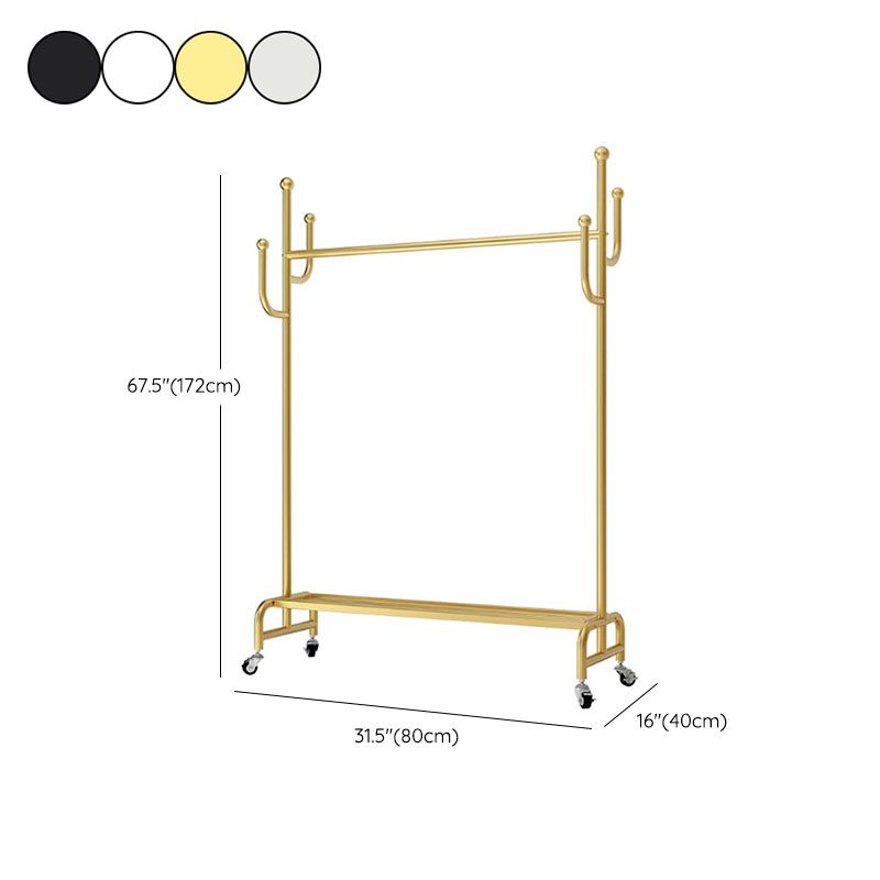Hanchos de estante de estilo moderno Diseño de la rejilla de metal de pie para sala de estar para sala de estar