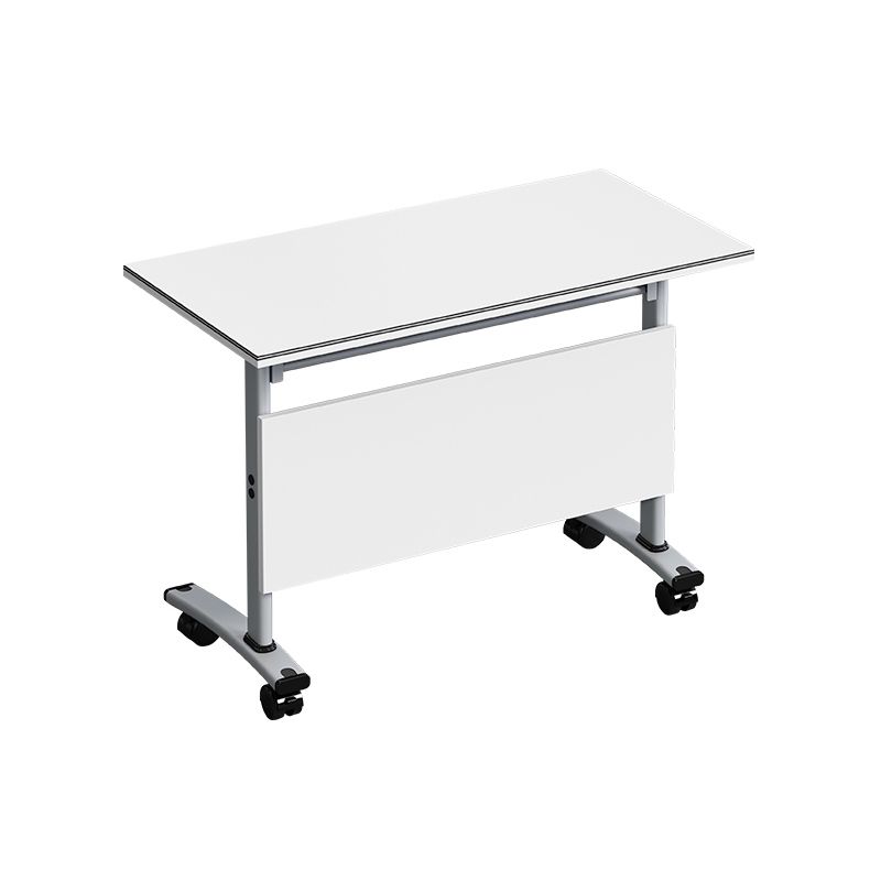 Modern Style Manufactured Wood Office Desk Rectangular Desk with Wheels Clearhalo 'furn' 'furn_office_desk' 'Furniture' 'Office Desks' 'Office Furniture' 'office_desk' 1200x1200_15bf83b5-3463-4bd0-b266-625c75512c0b