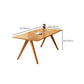 Modern 1/4/5 Pieces Dining Set Pine Wood Dining Table for Dining Room