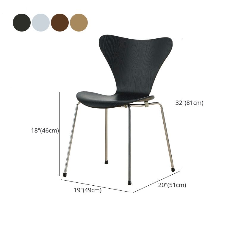 Modern Style Side Chair Wooden Indoor 19.29" Wide Dining Chair Clearhalo 'Dining Chairs' 'Dining Tables & Seating' 'dining_chair' 'furn' 'furn_dining_chair' 'Furniture' 'furniture_dining_chair' 'Kitchen & Dining Furniture' 1200x1200_15c34e79-8d2d-495e-b2b8-e185972d8371