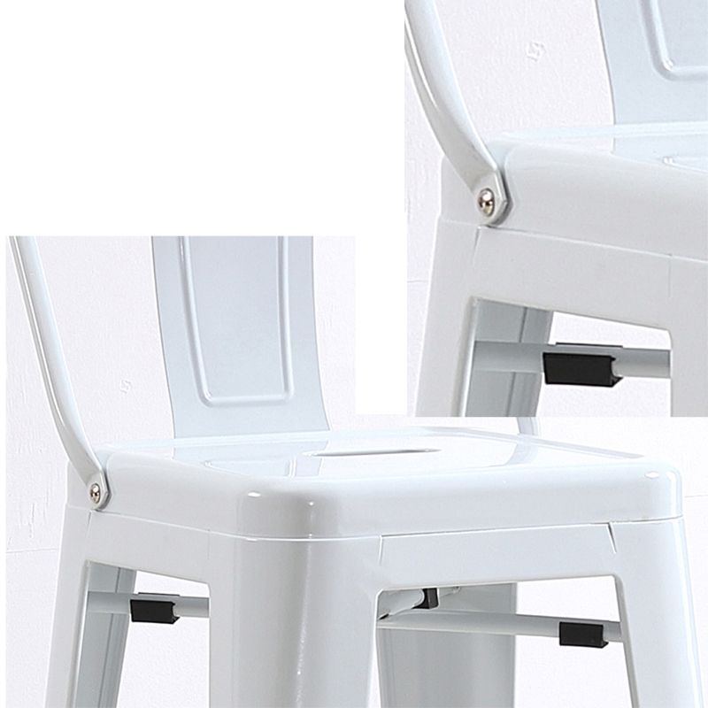 Industrial Iron Low Back Barstool Simple Indoor Tall Stool with Square Seat Clearhalo 'Bar Furniture' 'Bar Stools' 'bar_stools' 'furn' 'furn_bar_stools' 'furniture_bar_stools' 'Kitchen & Dining Furniture' 'kitchen&dining_furn' 'kitchen' 'kitchen_furn' Furniture' 1200x1200_15c81ec0-6847-4f5b-9c31-9ab001a1a68b