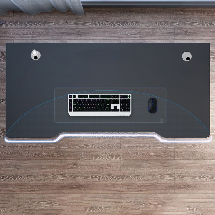 Ergonomic Home Computer Desk Trestle Gaming Desk with Metal Legs Clearhalo 'furn' 'furn_office_desk' 'Furniture' 'Office Desks' 'Office Furniture' 'office_desk' 1200x1200_15c937f7-03b9-4a68-b23a-f7726f9ab518