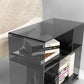 Scandinavian Acrylic Bookshelf Open Back Standard Bookcase with Shelves