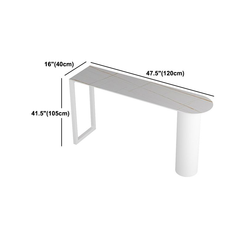 Modern Style 1/2/3/5 Pieces Sintered Stone Pub Table Set Fixed Table Counter Table Clearhalo 'Bar Furniture' 'furn' 'furn_home_bar_bar_sets' 'Furniture' 'Home Bars & Bar Sets' 'home_bar_bar_sets' 'Kitchen & Dining Furniture' 1200x1200_15cce069-56dd-4af7-b5b6-f8727767c750