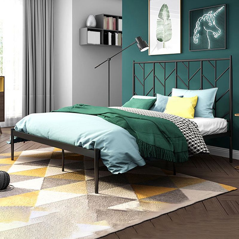 Testiera metallica letto standard letto rettangolare con gambe personalizzate