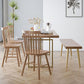 Ensemble de restauration industriel en bois en pin 1/2/3/4/5 Ensemble de restaurants PCS avec chaises et banc