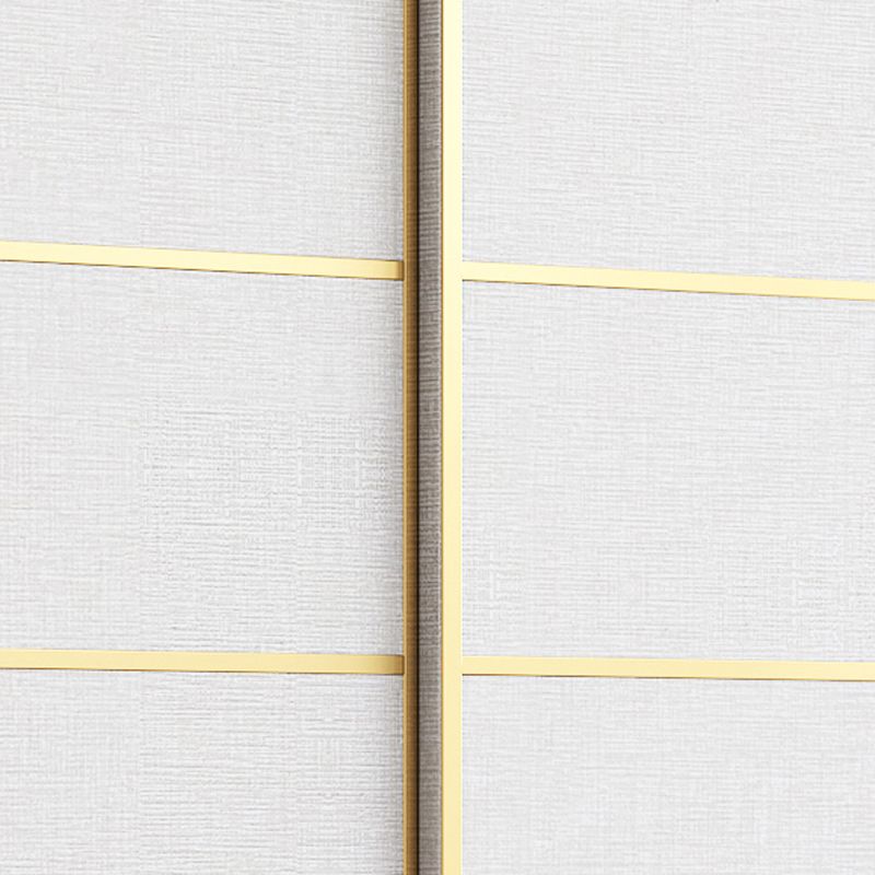 Armario de madera de estilo moderno Color blanco de madera suave armario de cajón cerrado