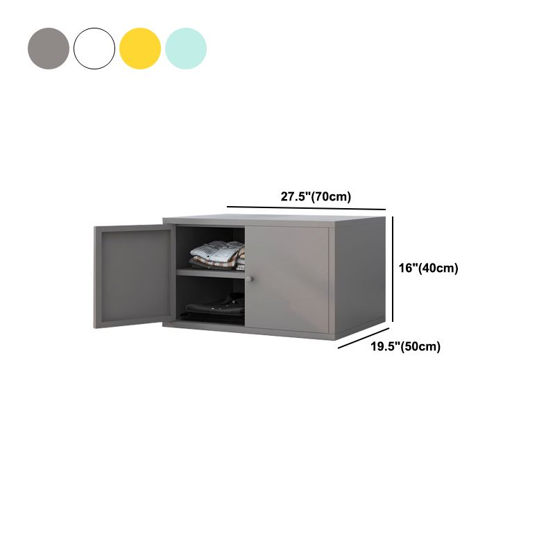 Armadio di guardaroba in metallo contemporaneo armadio per la camera da letto con gambe