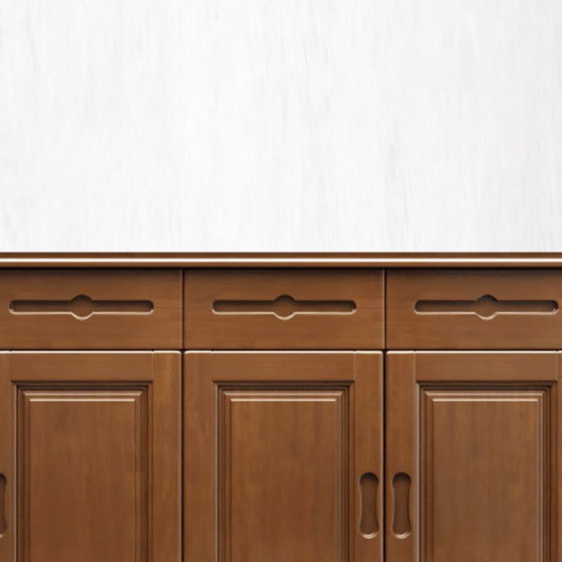 Mid-Century Modern Cabinet Grooves With Doors Rectangle Accent Cabinet Clearhalo 'Cabinets & Chests' 'cabinets_chests' 'furn' 'furn_cabinets_chests' 'Furniture' 'Living Room Furniture' 1200x1200_15da83fd-8a5f-4c5a-9f9c-9631c3d3a7d9
