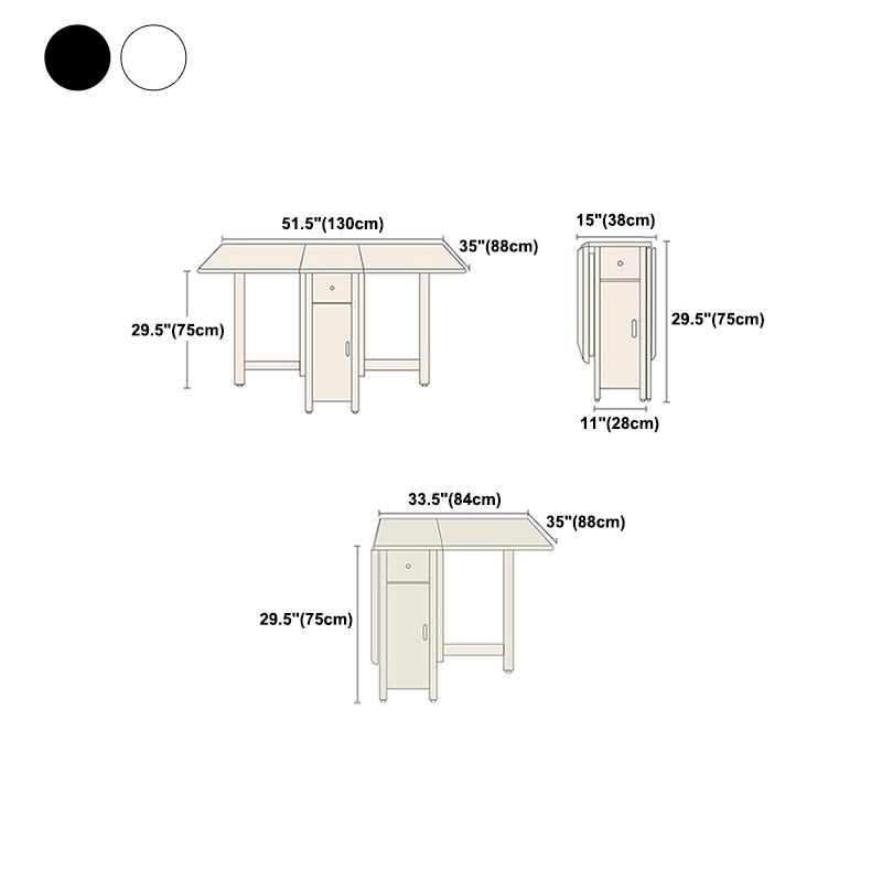 Contemporary Folding Furniture Stone Pedestal Dining Site Table for Home (only Table) Clearhalo 'Dining Tables & Seating' 'Dining Tables' 'dining_table' 'furn' 'furn_dining_table' 'Furniture' 'Kitchen & Dining Furniture' 1200x1200_15db58f9-0d2d-42e8-b4d5-017778d6fa84