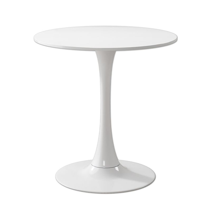 Mesa de centro con pedestal escandinavo, mesa redonda de cóctel de madera para sala de estar