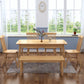 Industrial Rubber Wood Dining Table Rectangle Kitchen Table with 4 Legs Clearhalo ' dining_table' 'Dining Tables & Seating' 'Dining Tables' 'furn' 'furn_dining_table' 'Furniture' 'furniture_dining_table' 'Kitchen & Dining Furniture' 'kitchen&dining_furn' 'kitchen' 'kitchen_dining_table' 1200x1200_15e0683d-e744-456f-a2ba-8a713a42c91d