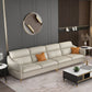 36.22 "Sectional/sofá de cuero genuino moderno alto con cojín