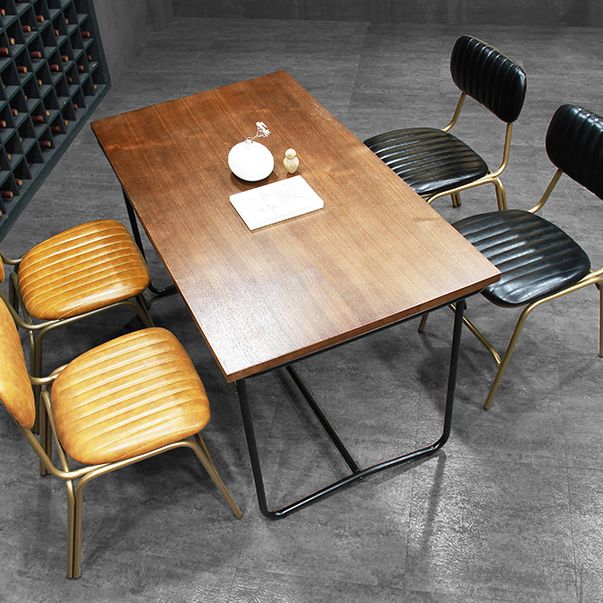 Upholstered Armless Dining Chairs Industrial Open Back Side Chair with Metal Legs Clearhalo ' kitchen&dining_furn' 'Dining Chairs' 'Dining Tables & Seating' 'dining_chair' 'furn' 'furn_dining_chair' 'Furniture' 'furniture_dining_chair' 'Kitchen & Dining Furniture' 'kitchen' 1200x1200_15e0e750-ea38-4b2f-8869-5265efd49cfe