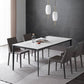 Stone Modern Rectangle Dining Table Matte Finish 4 Legs Table for Kitchen Clearhalo ' dining_table' 'Dining Tables & Seating' 'Dining Tables' 'Furniture' 'furniture_dining_table' 'Kitchen & Dining Furniture' 'kitchen&dining_furn' 'kitchen' 'kitchen_dining_table' 1200x1200_15e145f2-dc3d-4b14-8ed6-2ab7dfff9790