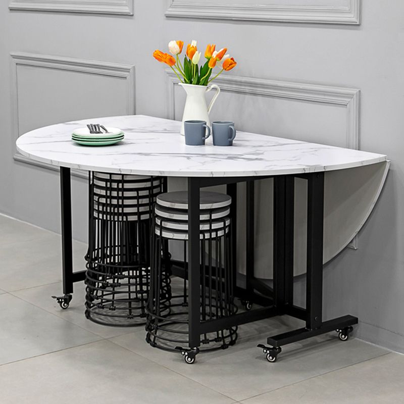 Round Dining Table Mid-Century Style Trestle Base Table for Dining Room Clearhalo ' dining_table' 'Dining Tables & Seating' 'Dining Tables' 'Furniture' 'furniture_dining_table' 'Kitchen & Dining Furniture' 'kitchen&dining_furn' 'kitchen' 'kitchen_dining_table' 1200x1200_15e387cf-80c1-41cb-9132-9f9c8502bc3d