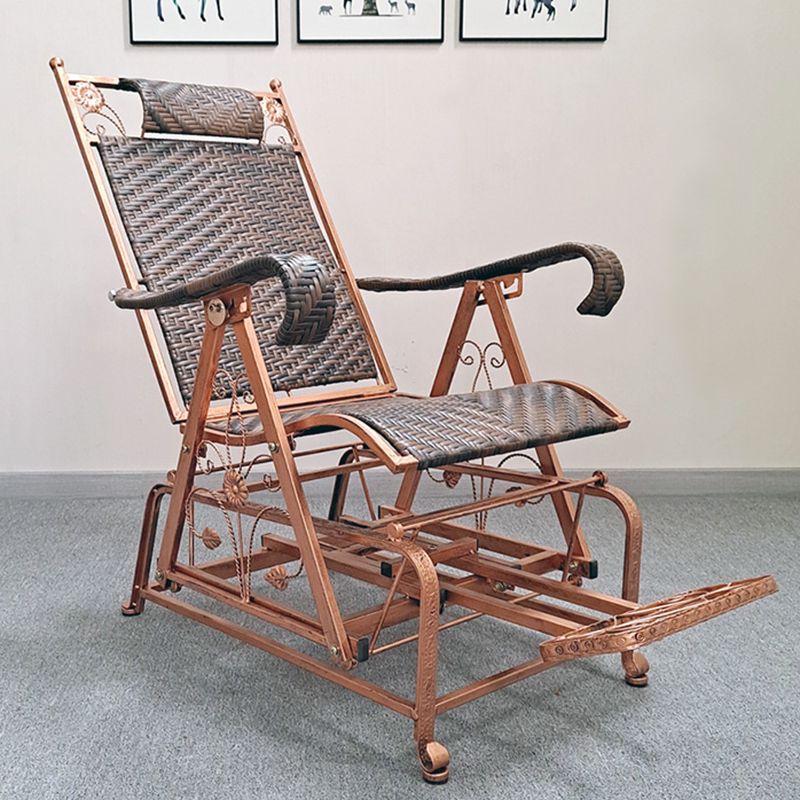 Modern Rattan Chair Solid Color Rocker Chair with Metal Legs Clearhalo 'Chairs & Seating' 'furn' 'furn_rocking_chairs' 'Furniture' 'Living Room Furniture' 'Rocking Chairs' 'rocking_chairs' 1200x1200_15e6fcff-249a-41fb-9c04-5686f4c92bc6