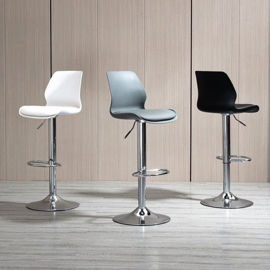Adjustable Height Metal Plastic Counter Stools Swivel Scandinavian Bar Stools (Set of 3) Clearhalo 'Bar Furniture' 'Bar Stools' 'bar_stools' 'furn' 'furn_bar_stools' 'furniture_bar_stools' 'Kitchen & Dining Furniture' 'kitchen&dining_furn' 'kitchen' 'kitchen_furn' Furniture' 1200x1200_15e842d5-825e-4062-8736-9f88281db2cf