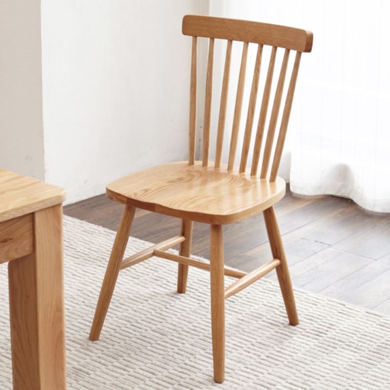 Cucina contemporanea sedia a braccioless a bracciole in legno in legno massiccio sedia da pranzo