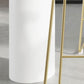 Marble Modern Double pedestal Patio Bar Table Indoor Bistro Bar Height Cocktail Table Clearhalo 'Bar Furniture' 'Bar Tables' 'bar_tables' 'furn' 'furn_bar_tables' 'Furniture' 'furniture_bar_tables' 'Kitchen & Dining Furniture' 1200x1200_15eb09e9-297b-4c69-a449-099f5744647a