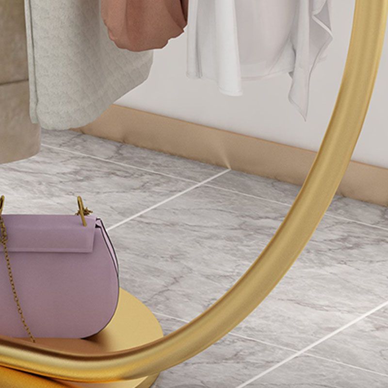 Kit d'entrée de rack de manteau en métal rond moderne avec crochets