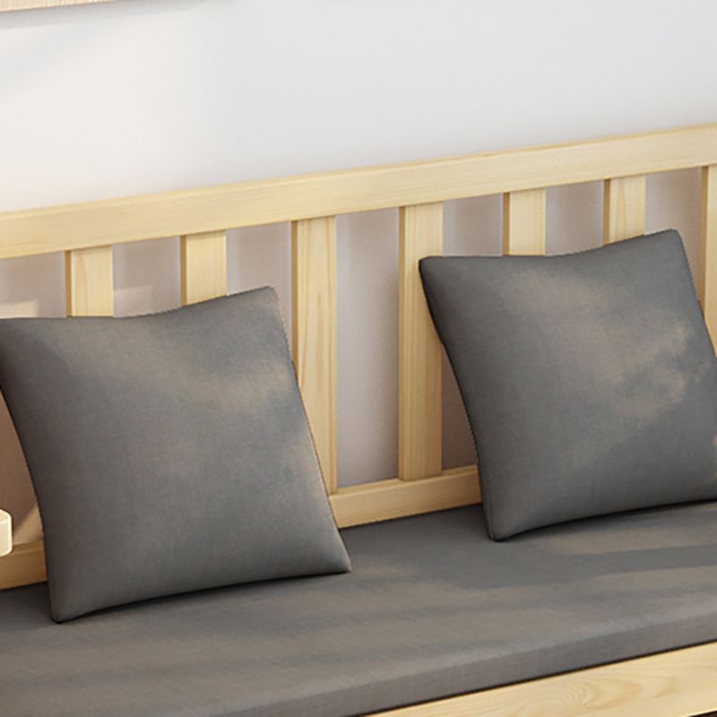 Recessed Arm Sofa with Light-grey Upholstery 22" Wide 33" Wide Clearhalo 'Furniture' 'furniture_sofas' 'kitchen' 'kitchen_sofas' 'Living Room Furniture' 'Sofa' 'sofas' 1200x1200_15ecdb39-16dc-4dd0-ae57-b399e0f772e9