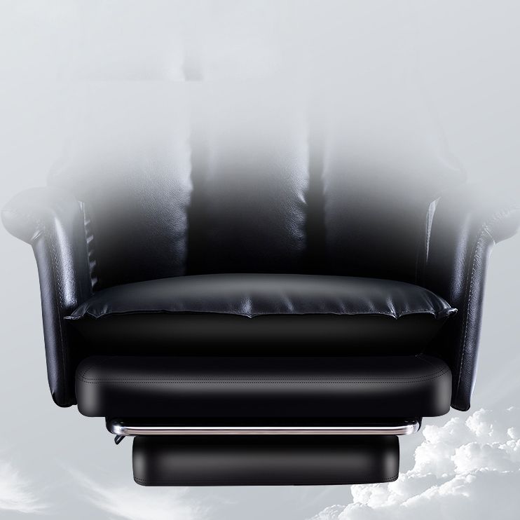 Sedia da task imbottita con armi imbottite moderna sedia da ufficio con ruote