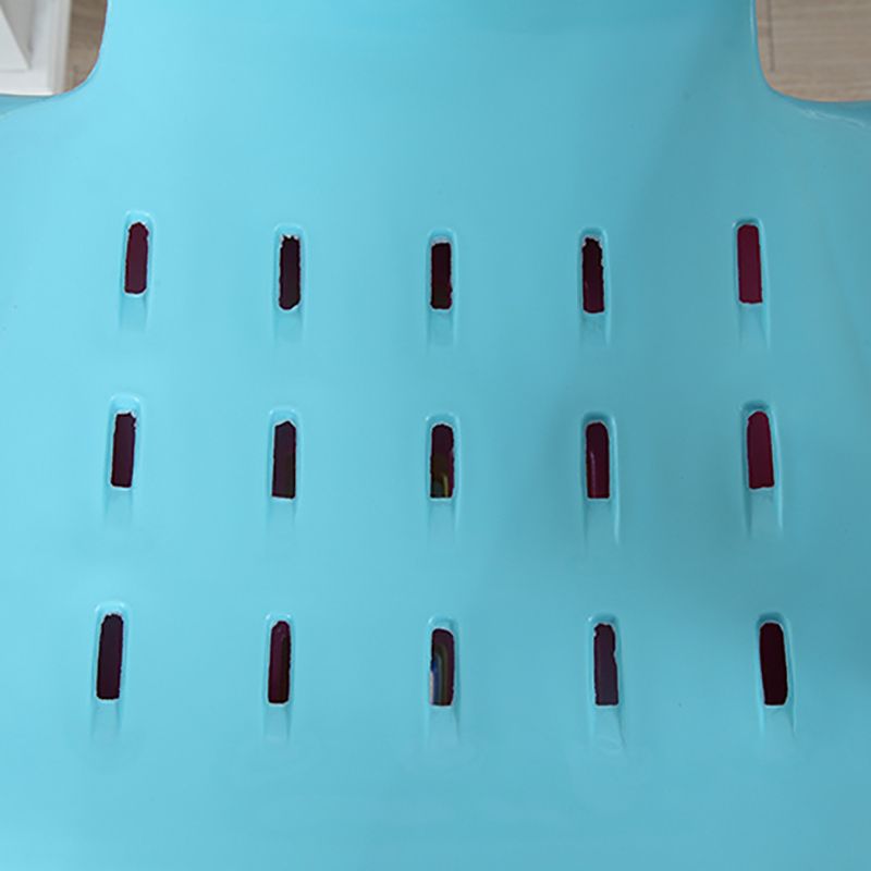 Minimalist Style Stacking Dining Arm Chairs Plastic Slat Back Dining Side Chair for Home Clearhalo ' kitchen&dining_furn' 'Dining Chairs' 'Dining Tables & Seating' 'dining_chair' 'furn' 'furn_dining_chair' 'Furniture' 'furniture_dining_chair' 'Kitchen & Dining Furniture' 'kitchen' 1200x1200_15f01f51-7f02-4caf-a654-a0f70bab8ba8