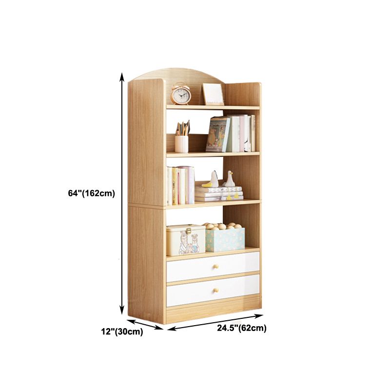 Modern Style Bookshelf Engineer Wood Bookcase for Home Study Room Clearhalo 'Bookcases' 'furn' 'furn_bookcases' 'Furniture' 'Office Furniture' 1200x1200_15f03aad-2336-4981-bf76-f46b66f50376
