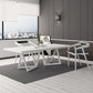 Rectangle Industrial Style Dining Table White Top Fixed Table with Solid Wood Clearhalo ' dining_table' 'Dining Tables & Seating' 'Dining Tables' 'furn' 'furn_dining_table' 'Furniture' 'furniture_dining_table' 'Kitchen & Dining Furniture' 'kitchen&dining_furn' 'kitchen' 'kitchen_dining_table' 1200x1200_15f10a74-7fd9-4ef6-bd44-4adb3f99a1f5