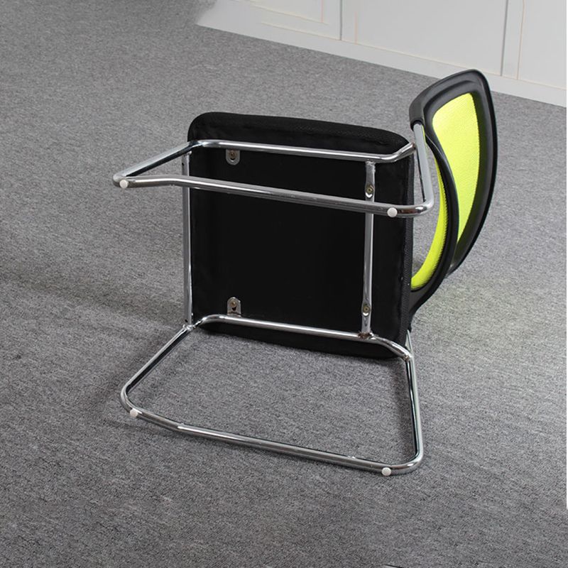 Modern Green Metal Desk Chair with Mid Back Home Office Chair Clearhalo 'furn' 'furn_office_chair' 'Furniture' 'furniture_office_chair' 'Office Chairs' 'Office Furniture' 'office_chair' 1200x1200_15f285c0-d5b4-428b-945e-d219be15ba5f