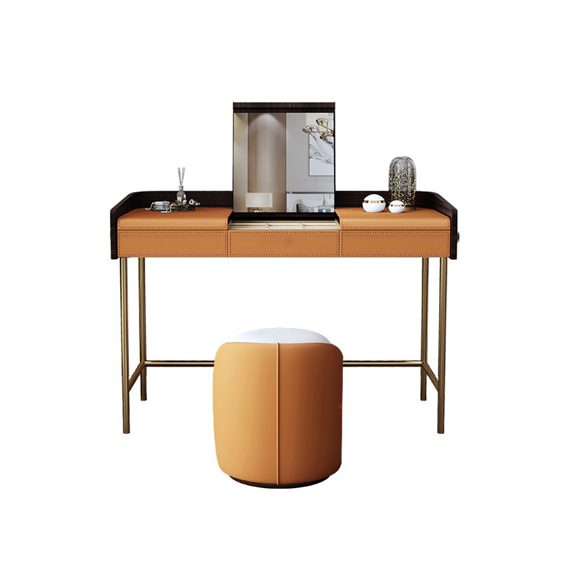 Glam da 17,72 "vanità per trucco in legno con 2 cassetti per la camera da letto