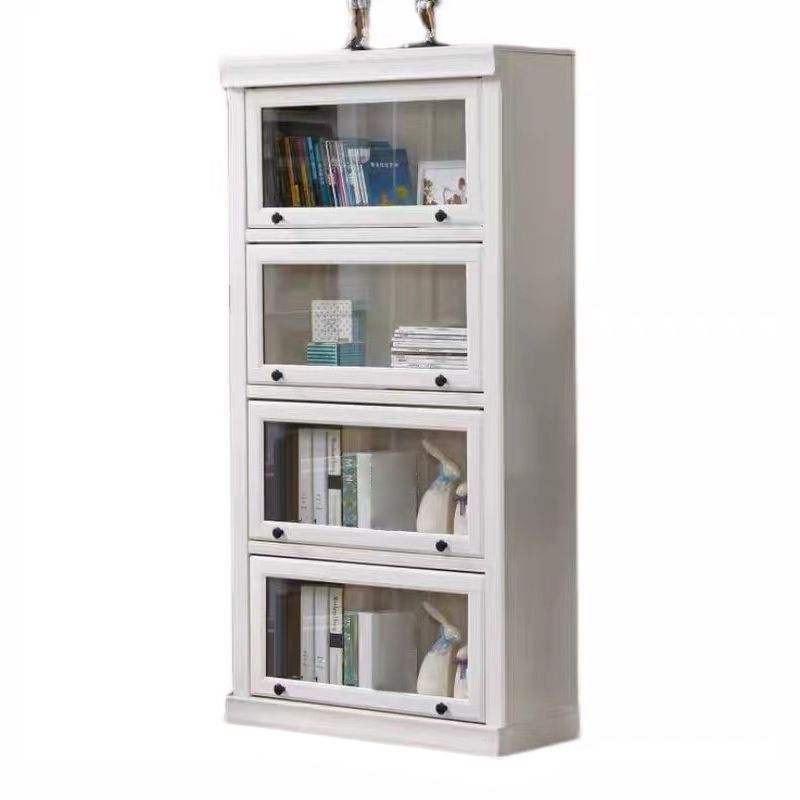Modern Style Bookcase Solid Wood Rectangular Shelf with Doors Clearhalo 'Bookcases' 'furn' 'furn_bookcases' 'Furniture' 'furniture_bookcases' 'kitchen' 'kitchen_bookcases' 'Living Room Furniture' 'Office Furniture' 1200x1200_15f3fe62-ef25-4722-bfc7-6d36b3e372c0