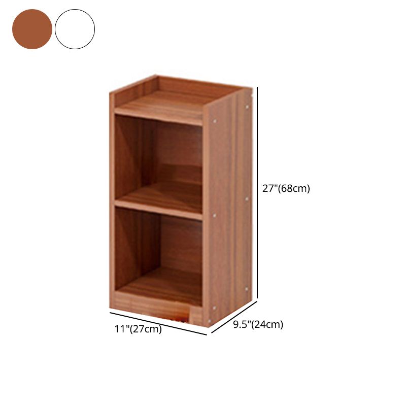 Modern Manufactured Wood Standard Bookshelf Vertical Closed Back Bookcase for Home Clearhalo 'Bookcases' 'furn' 'furn_bookcases' 'Furniture' 'furniture_bookcases' 'Office Furniture' 1200x1200_15f4b5cd-fae3-4a36-bc14-efa68dd7b9f8