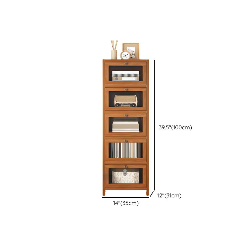 Modern Rectangle Accent Cabinet Glass Scratch Resistant Storage Cabinet Clearhalo 'Cabinets & Chests' 'cabinets_chests' 'furn' 'furn_cabinets_chests' 'Furniture' 'Living Room Furniture' 1200x1200_15fab1d8-7d14-42f0-b9f2-1a328b090308