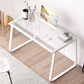 Modern 28.54" Tall Office Desk Glass Top Rectangular Writing Desk Clearhalo 'furn' 'furn_office_desk' 'Furniture' 'Office Desks' 'Office Furniture' 'office_desk' 1200x1200_15fb6d94-ee4d-4924-82dd-caedfe61e295