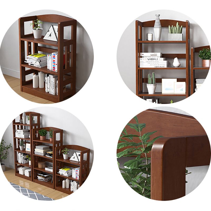 Modern Open Back Standard Bookshelf Wooden Bookcase with Shelves for Study Room Clearhalo 'Bookcases' 'furn' 'furn_bookcases' 'Furniture' 'Office Furniture' 1200x1200_15fc1e9c-c403-4481-b46d-5b1d5b3784e8