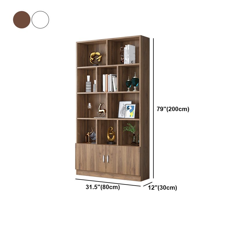 Closed Back Bookshelf Scandinavian Style Bookcase for Home Office and Study Room Clearhalo 'Bookcases' 'furn' 'furn_bookcases' 'Furniture' 'furniture_bookcases' 'kitchen' 'kitchen_bookcases' 'Living Room Furniture' 'Office Furniture' 1200x1200_15fd07bf-75af-4487-975e-da3bc2c58244