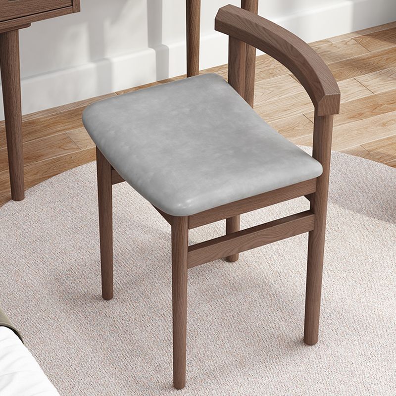 Traditional Wood Dining Armless Chair Faux Leather Dining Chairs for Home Use Clearhalo ' kitchen&dining_furn' 'Dining Chairs' 'Dining Tables & Seating' 'dining_chair' 'Furniture' 'furniture_dining_chair' 'Kitchen & Dining Furniture' 'kitchen' 1200x1200_15fdaf19-7074-4b72-833e-9b2e2ed9fb3e