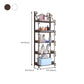 Metal Standard Bookcase Contemporary Open Back Bookshelf with Shelves Clearhalo 'Bookcases' 'furn' 'furn_bookcases' 'Furniture' 'Office Furniture' 1200x1200_1600c87f-236d-42a1-9d23-8b863330f39d