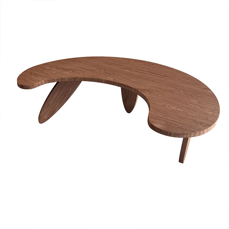 Modern Unconventional Shape Office Desk Solid Wood Writing Desk for Home Clearhalo 'furn' 'furn_office_desk' 'Furniture' 'Office Desks' 'Office Furniture' 'office_desk' 1200x1200_1600d0f3-6bee-4649-b608-05c877e33d7c