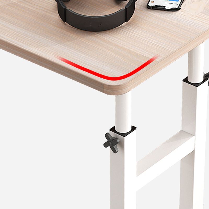 Modern Writing Desk Wooden Adjustable Standing Desk with Caster Wheel Clearhalo 'furn' 'furn_office_desk' 'Furniture' 'Office Desks' 'Office Furniture' 'office_desk' 1200x1200_1602fa4f-9281-4239-ac2e-1f4abc8ed51d