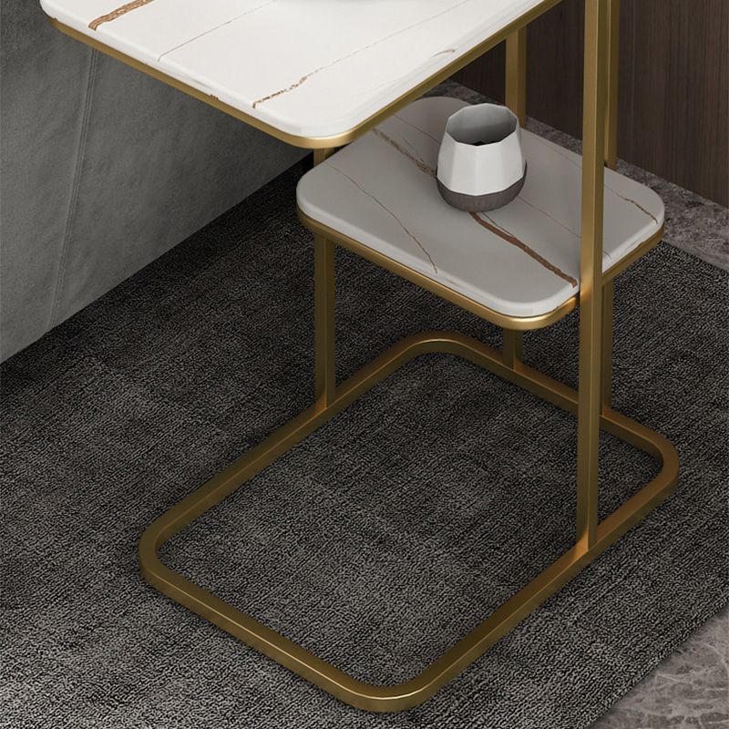 Mesa moderna de la esquina C redonda de la pizarra.